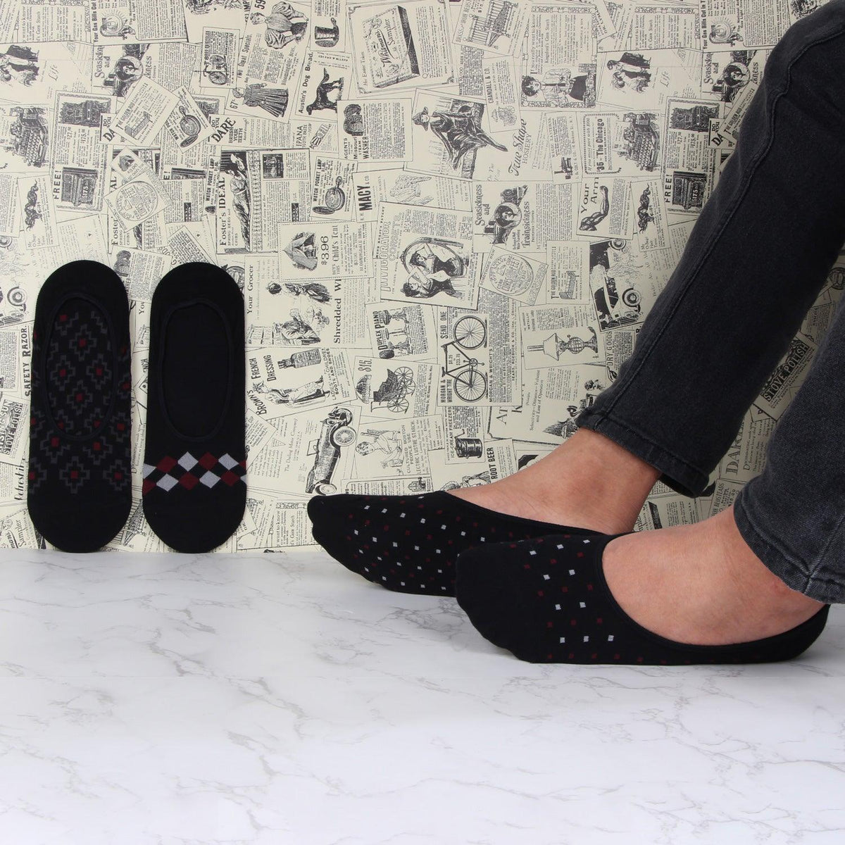 Men's Cotton Fashion Loafer Socks - Pack Of 3 – BONJOUR