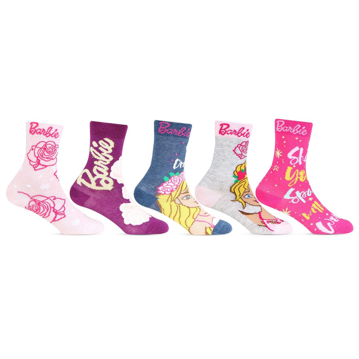 Barbie 2025 logo socks