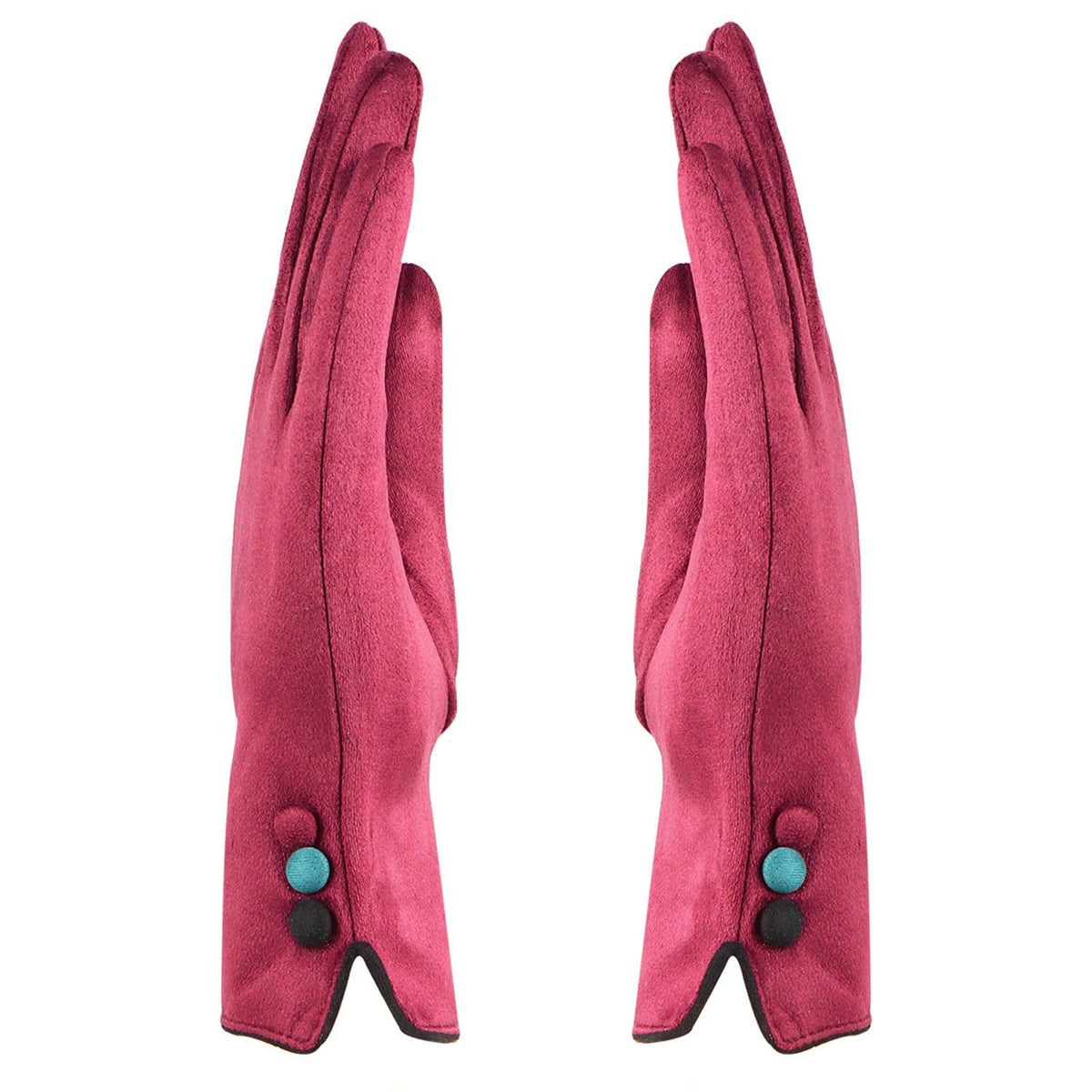 Maroon gloves winter online