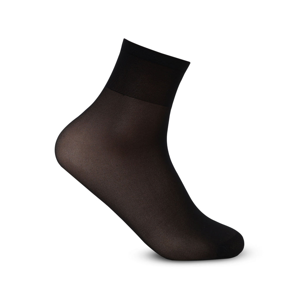 Women's & Girls' Sheer Matte Ankle High Socks