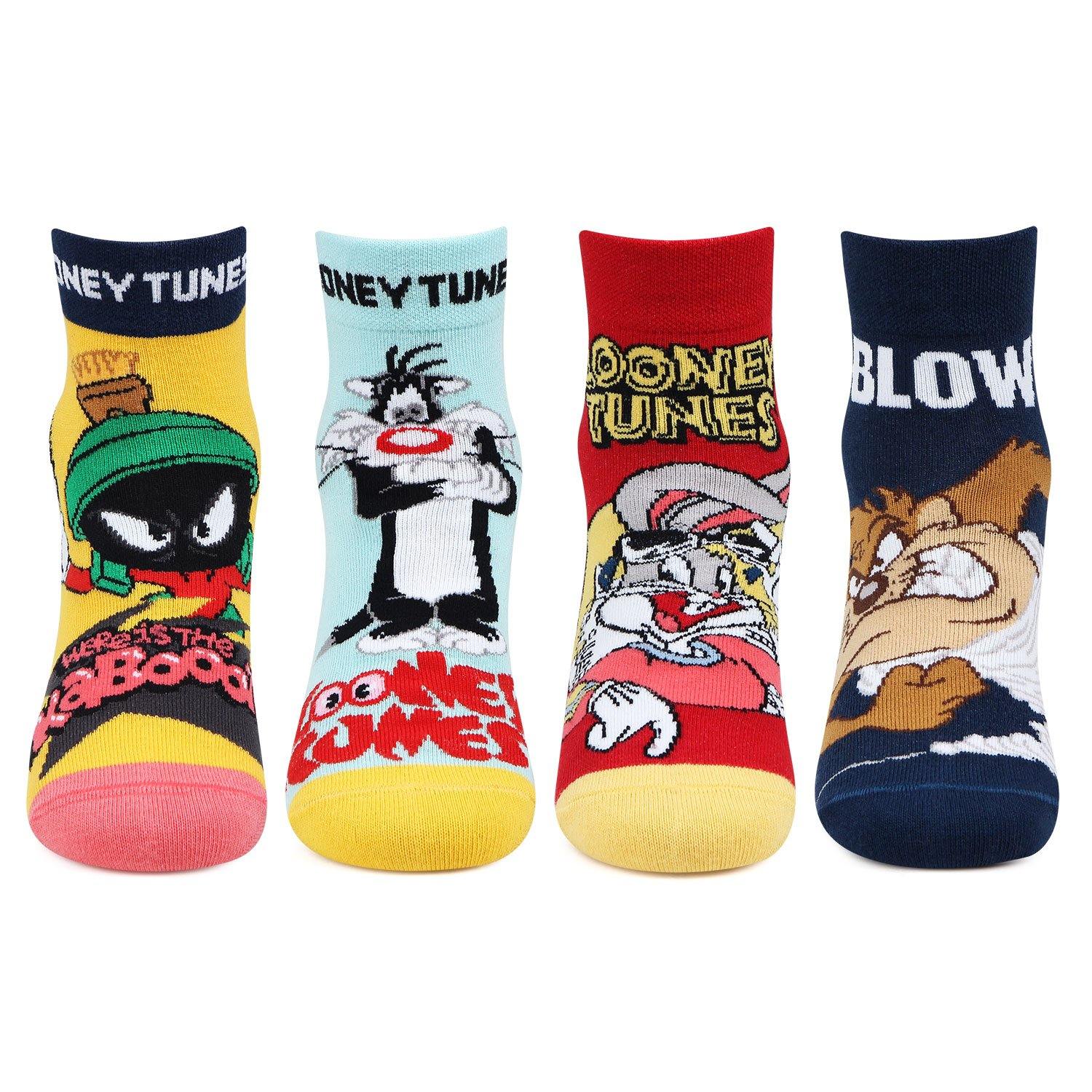 Looney Tunes Socks For Kids - Pack Of 4 – BONJOUR