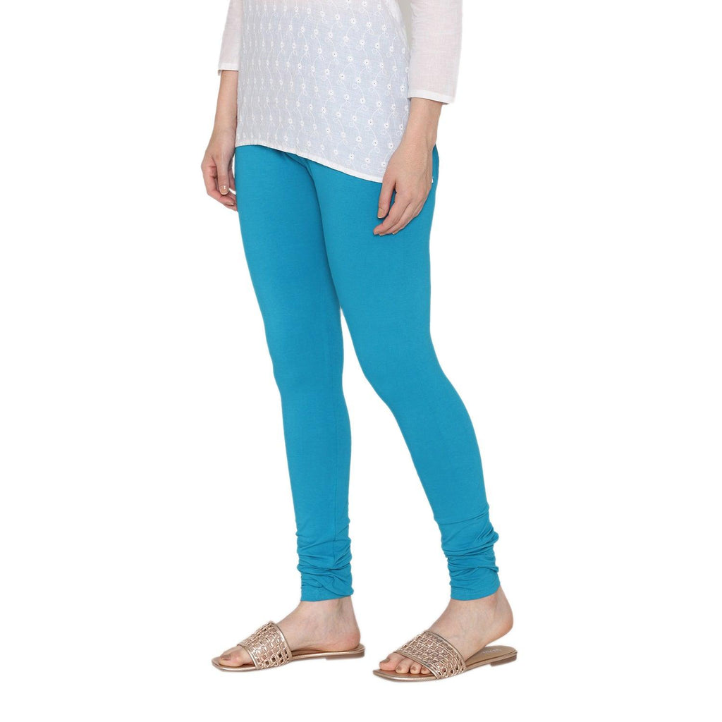 Ladies Churidar Legging - Sapphire