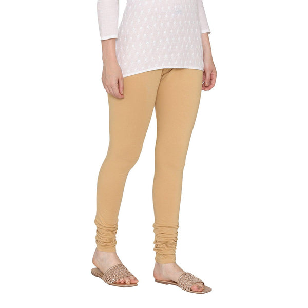 Shop Prisma's White Cuff Length Leggings for Comfortable Style