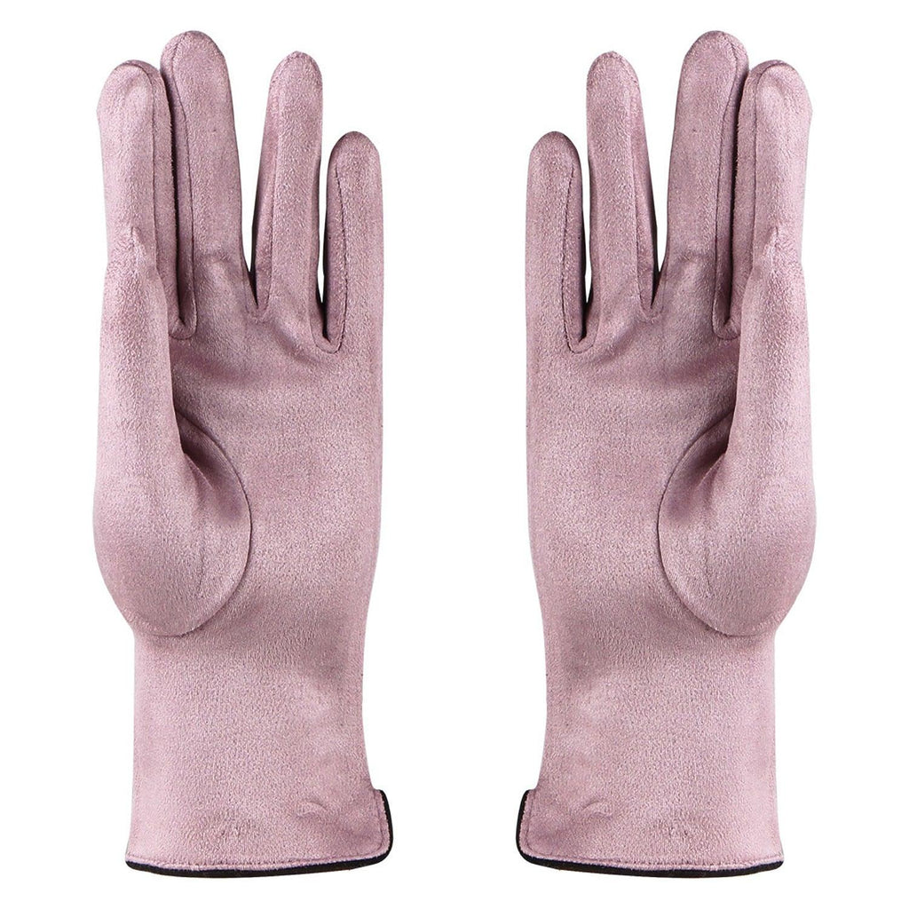 Designer Winter Gloves For Women Purple BONJOUR