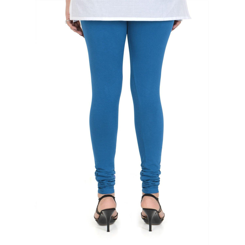 Vami Women's Cotton Stretchable Churidar Legging - Navy – BONJOUR
