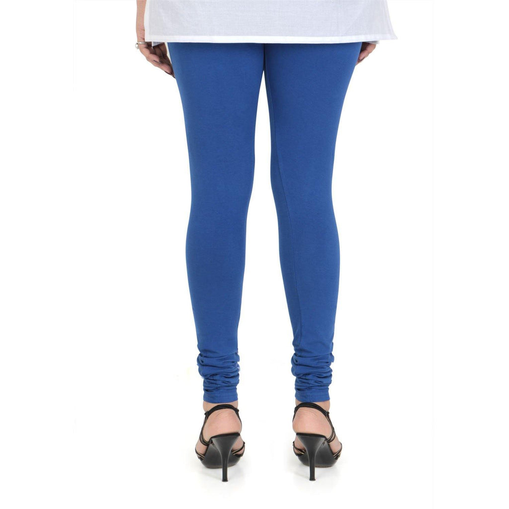 Vami Women's Cotton Stretchable Churidar Legging - True Blue – BONJOUR